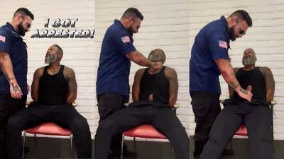 JustTheGays thumbnail for Joe Silver – I Got Arrested - amateur gay porn from OnlyFans, MyVidster, GayForFans and more! - video