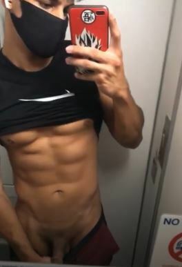 JustTheGays thumbnail for Sepanta Arya (hunksep) in bathroom on the plane - amateur gay porn from OnlyFans, MyVidster, GayForFans and more! - Jerk Off, Solo