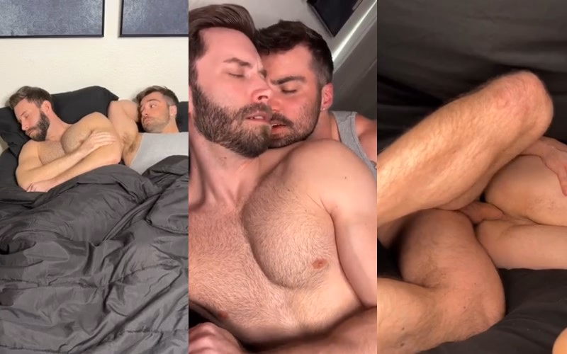 JustTheGays thumbnail for Brandtsboys – waking up and fucking Kyle - amateur gay porn from OnlyFans JustForFans GayForFans - 