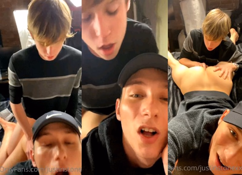 JustTheGays thumbnail for Cute Twinks Being Nasty And Fucking @justinstonexx - amateur gay porn from OnlyFans JustForFans GayForFans - 