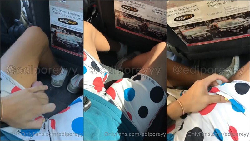 OnlyGays thumbnail for ediporeyy takes out his cock in the back of a taxi - amateur gay porn from OnlyFans, MyVidster, GayForFans and more! - video