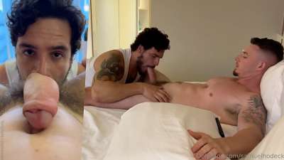 JustTheGays thumbnail for HardTomXXX and Samuel Decker – a quick blowjob - amateur gay porn from OnlyFans, MyVidster, GayForFans and more! - Oral