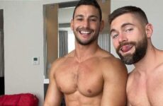 JustTheGays thumbnail for Lior Idelson and Griffin Barrows - amateur gay porn from OnlyFans, MyVidster, GayForFans and more! - 