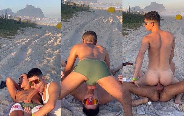 JustTheGays thumbnail for Marreta – fucking on the beach - amateur gay porn from OnlyFans, MyVidster, GayForFans and more! - Anal, Outdoor