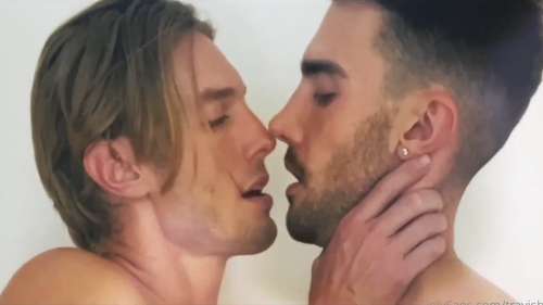 JustTheGays thumbnail for TEMPT – Jeff Kasser and Travis Bryant – Sensual kissing - amateur gay porn from OnlyFans, MyVidster, GayForFans and more! - video