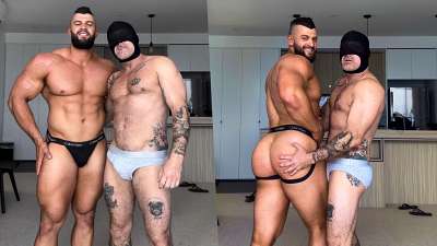 JustTheGays thumbnail for 1 On 1 Strip – Nath Wyld and Jonny Thunder - amateur gay porn from OnlyFans, MyVidster, GayForFans and more! - video