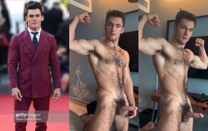 JustTheGays thumbnail for Levi Conely shows off his hairy body - amateur gay porn from OnlyFans, MyVidster, GayForFans and more! - Hairy, Solo