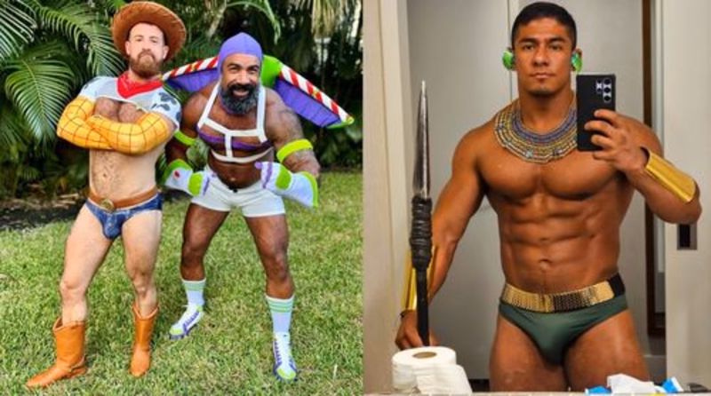 JustTheGays thumbnail for Sancho Chapin – threesome with Rad and Cosmo - amateur gay porn from OnlyFans JustForFans GayForFans - Group