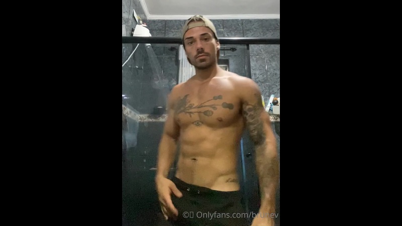 OnlyGays thumbnail for Showing off my body and fat cock – Bruno Neves (brunev) - amateur gay porn from OnlyFans, MyVidster, GayForFans and more! -
