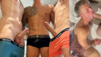 JustTheGays thumbnail for TattooedGymBoy – fucking with Lenn and Jayden (Lennxxxjayden) - amateur gay porn from OnlyFans, MyVidster, GayForFans and more! - Anal, Group, Big Cock