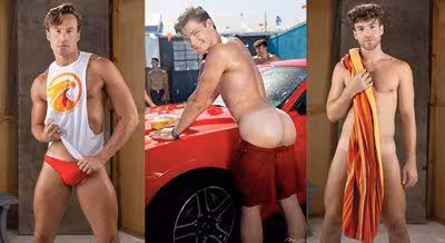 JustTheGays thumbnail for Endless Summer – Oliver Marks, Carter Collins and Matheuz Henk - amateur gay porn from OnlyFans JustForFans GayForFans - 