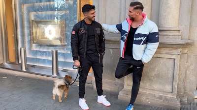 JustTheGays thumbnail for Lobo Carreira (Bruno Duarte) and Leo Domenico fuck - amateur gay porn from OnlyFans, MyVidster, GayForFans and more! - Anal, Latin