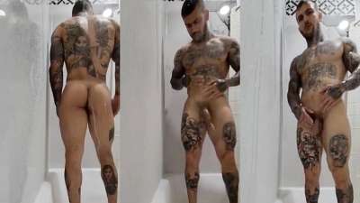 OnlyGays thumbnail for Michael Hoffman jerks off in the shower - amateur gay porn from OnlyFans, MyVidster, GayForFans and more! - 