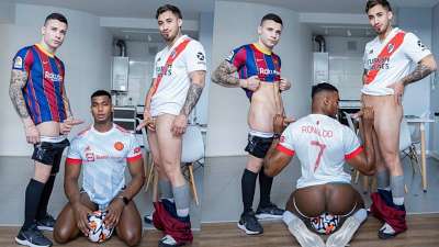 JustTheGays thumbnail for Roger Monzon, Angelo Gomez and Agus fuck - amateur gay porn from OnlyFans, MyVidster, GayForFans and more! - Anal, Group