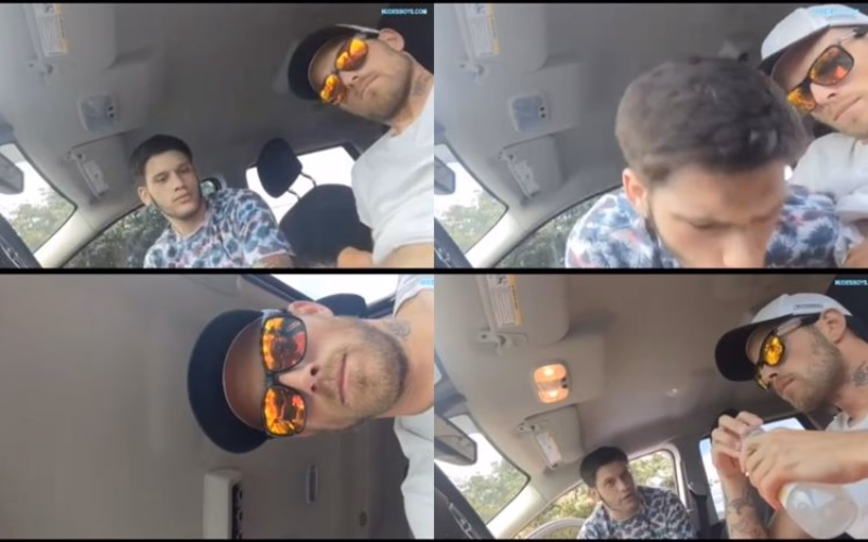 thumbnail for Sucking cock of handsome driver in car