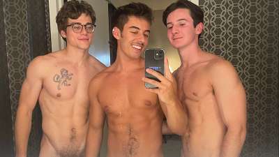 JustTheGays thumbnail for Blake Mitchell – another threeway with Hy4cinth and Caleb Manning - amateur gay porn from OnlyFans, MyVidster, GayForFans and more! - Anal, Group