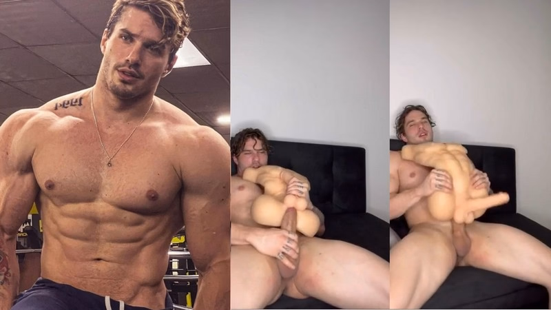 JustTheGays thumbnail for Bodybuilder Gerardo Sacco (gerar27) fucks a toy with his huge cock - amateur gay porn from OnlyFans JustForFans GayForFans - 