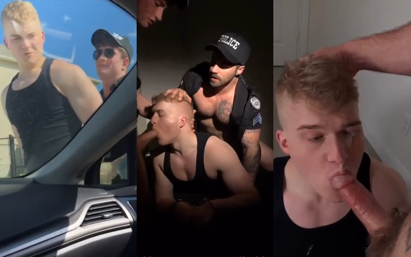 JustTheGays thumbnail for Dirty Cops vs 1 Pink Hole – Kyle, Alek and Jordan – Brandtsboys - amateur gay porn from OnlyFans JustForFans GayForFans - 