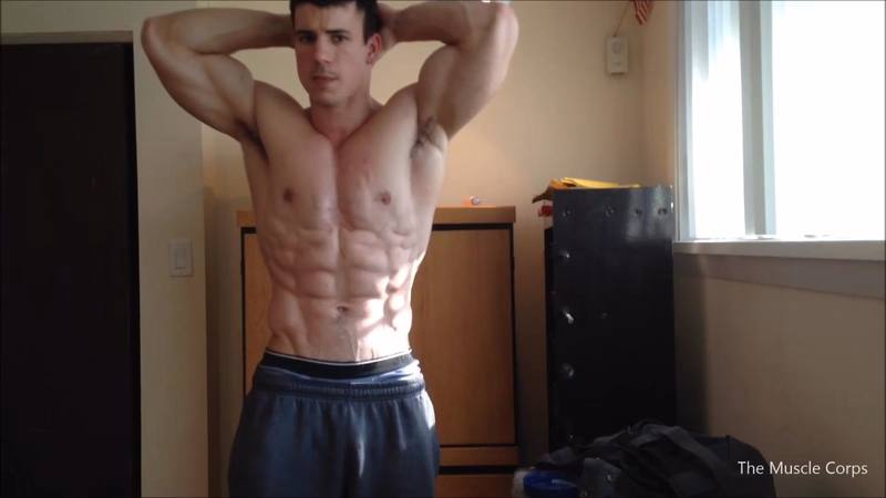 JustTheGays thumbnail for Flexing and showing off my rock hard muscles – John Hirka - amateur gay porn from OnlyFans JustForFans GayForFans - 