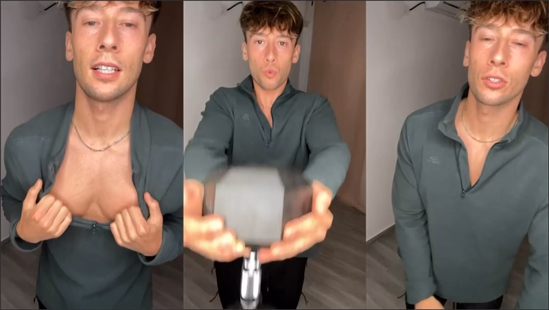 JustTheGays thumbnail for irish-x shows off his pecs during a workout - amateur gay porn from OnlyFans JustForFans GayForFans - 