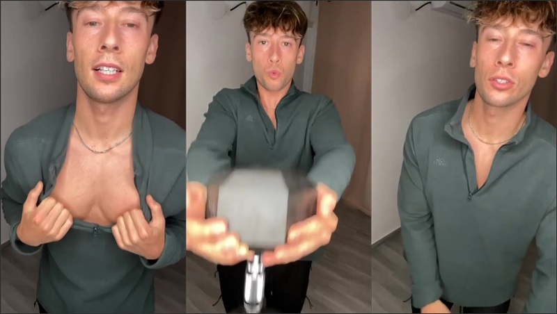 JustTheGays thumbnail for irish-x shows off his pecs during a workout - amateur gay porn from OnlyFans, MyVidster, GayForFans and more! - Solo