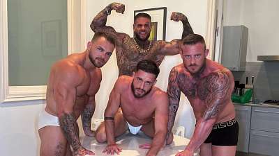 JustTheGays thumbnail for Manuel Reyes With Big Harry, Big Liam And Danny Flex – RFC - amateur gay porn from OnlyFans, MyVidster, GayForFans and more! - video