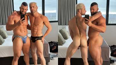 JustTheGays thumbnail for Nath Wylde and Malykai – shower and lap dance - amateur gay porn from OnlyFans, MyVidster, GayForFans and more! - 