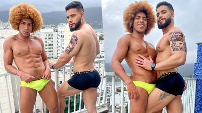 JustTheGays thumbnail for RamonHotxxx fucks Rico Marlon by the pool - amateur gay porn from OnlyFans, MyVidster, GayForFans and more! - 