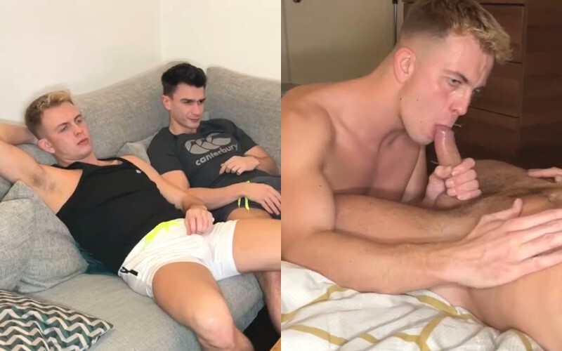 JustTheGays thumbnail for Thomas Johnson (MrDeepVoic) fucks Sam Steiner (samsteinerxxx) – Netflix and Chill - amateur gay porn from OnlyFans, MyVidster, GayForFans and more! - 