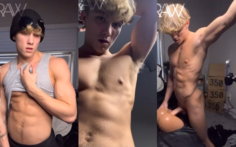 JustTheGays thumbnail for Blakesvault – fucking a new toy - amateur gay porn from OnlyFans JustForFans GayForFans - 