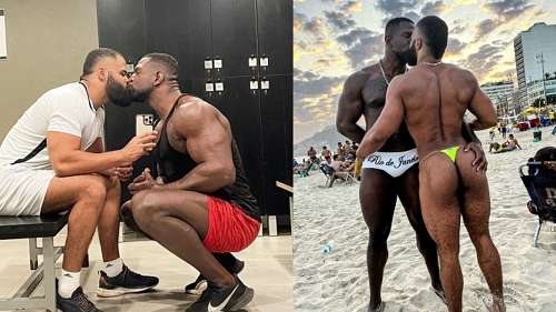 JustTheGays thumbnail for Grande Simoes and Teddy Black fuck - amateur gay porn from OnlyFans, MyVidster, GayForFans and more! - Anal