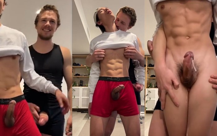 JustTheGays thumbnail for He made me cum by pushing his cock between my legs - amateur gay porn from OnlyFans, MyVidster, GayForFans and more! - video