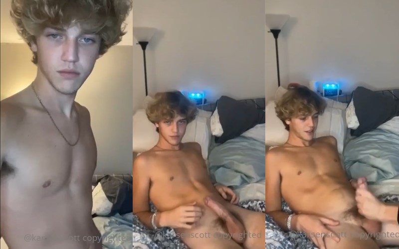 JustTheGays thumbnail for Karsen Scott gets jerked off - amateur gay porn from OnlyFans, MyVidster, GayForFans and more! - Anal, Jerk Off, Young & Twink