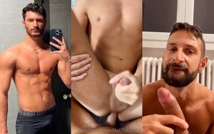 JustTheGays thumbnail for Matteo Vecchio gets fucked by Datitalianboy - amateur gay porn from OnlyFans, MyVidster, GayForFans and more! - Anal