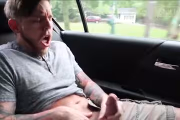 JustTheGays thumbnail for Risky Uber jerk off Steve Rickzhattrickz91 - amateur gay porn from OnlyFans JustForFans GayForFans - 