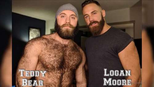 JustTheGays thumbnail for TeddyBear and Logan Moore fuck - amateur gay porn from OnlyFans, MyVidster, GayForFans and more! - Anal