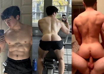 JustTheGays thumbnail for Young fit guy gives up his muscular ass - amateur gay porn from OnlyFans, MyVidster, GayForFans and more! - Anal