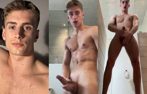 OnlyGays thumbnail for Blonde fit guy jerk compilation - amateur gay porn from OnlyFans, MyVidster, GayForFans and more! -