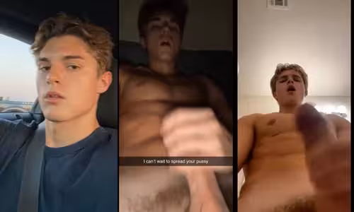 JustTheGays thumbnail for Gorgeous tiktoker “Denis” – jerk compilation - amateur gay porn from OnlyFans JustForFans GayForFans - 