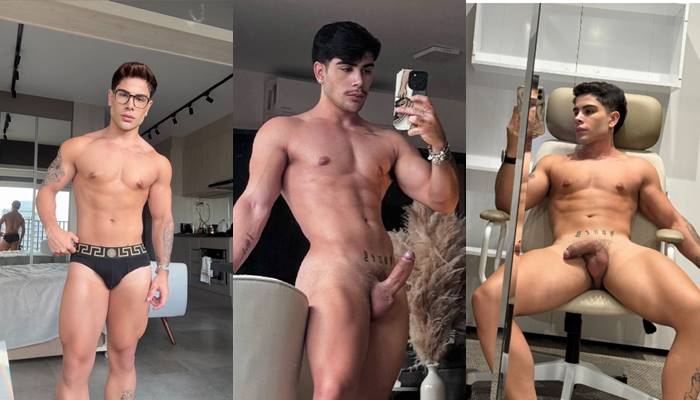 JustTheGays thumbnail for Pedro Rocha jerks his meaty cock - amateur gay porn from OnlyFans, MyVidster, GayForFans and more! - Jerk Off, Solo