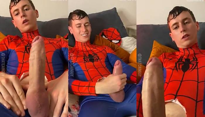 JustTheGays thumbnail for ThatCainGuy (C_A_I_N) jerks off in costume - amateur gay porn from OnlyFans, MyVidster, GayForFans and more! - Jerk Off, Solo