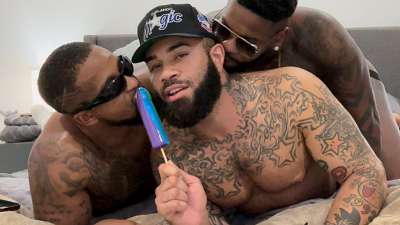 JustTheGays thumbnail for JustCobi, Hercules The DemiGawd and AlexTheGr8 have a threesome in the kitchen – Jacobi_DSP - amateur gay porn from OnlyFans, MyVidster, GayForFans and more! - Anal, Group