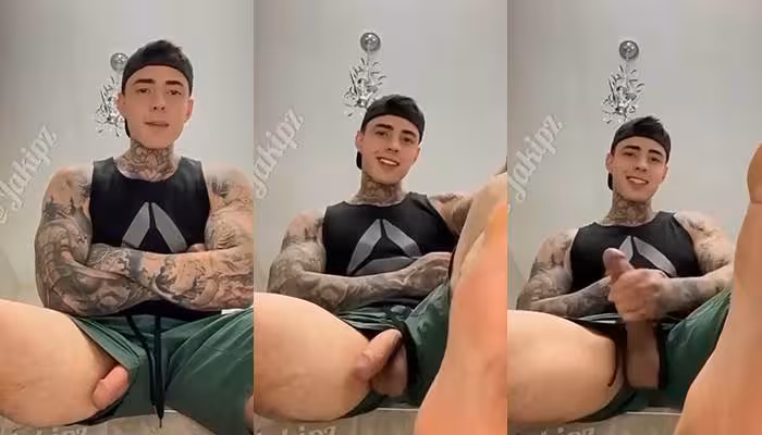 JustTheGays thumbnail for Jake Andrich (Jakipz) talks dirty to you as he jerks off and cums on his feet - amateur gay porn from OnlyFans JustForFans GayForFans - 