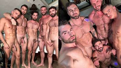JustTheGays thumbnail for Ruggery Valdivia, Jose Poyato, HugeAjax, FitGamguy and Joe DeMatteo group fuck - amateur gay porn from OnlyFans, MyVidster, GayForFans and more! - Anal, Group, Latin