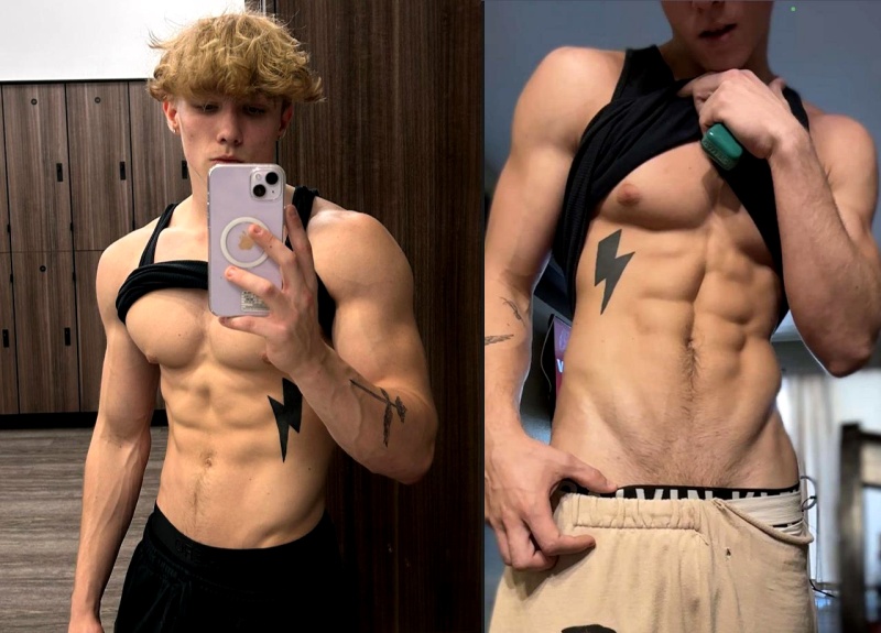 JustTheGays thumbnail for TikToker Blake Hoffman jerks off - amateur gay porn from OnlyFans, MyVidster, GayForFans and more! - Jerk Off, Solo, Young & Twink