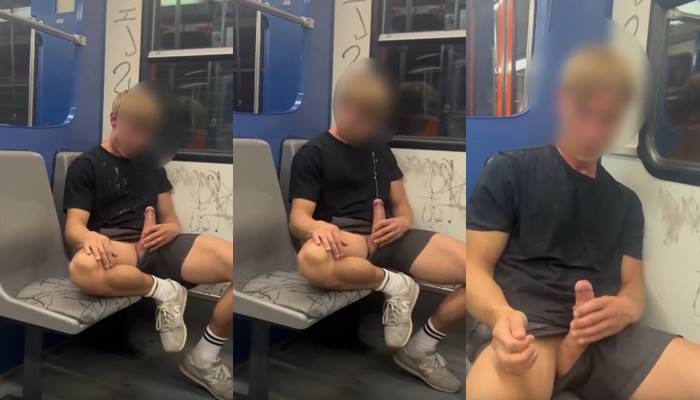 JustTheGays thumbnail for SebastianCoxxx - Fit guy shoots a MASSIVE load on the train - covered in cum in public - amateur gay porn from OnlyFans, MyVidster, GayForFans and more! - Jerk Off, Young & Twink, Solo