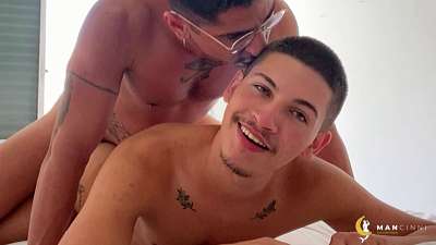 JustTheGays thumbnail for FUCKING THE BRAZILIAN TWINK BUSSY – Cute as hell twink Giovanii Mello and Lucas Mancinni fuck - amateur gay porn from OnlyFans, MyVidster, GayForFans and more! - Anal, Young & Twink