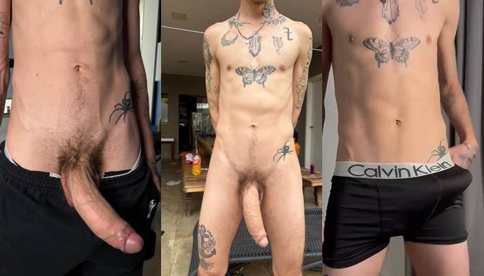 JustTheGays thumbnail for Slim young latin guy shows off his massive dick for you – compilation - amateur gay porn from OnlyFans, MyVidster, GayForFans and more! - Latin, Young & Twink, Solo