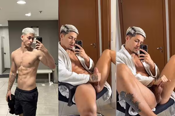 JustTheGays thumbnail for Sexy latin hunk Alex Mendes jerking off – Alexwm10 - amateur gay porn from OnlyFans JustForFans GayForFans - 