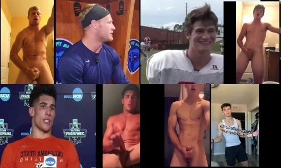 JustTheGays thumbnail for Insane compilation - leaked videos of athletes jerking their dicks - amateur gay porn from OnlyFans, MyVidster, GayForFans and more! - Jerk Off